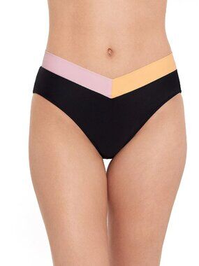 Salt + Cove Size Extra Large Black and Orange Bikini Bottoms / Swimwear NWT
